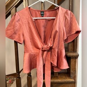 Wild Fable silk tie top